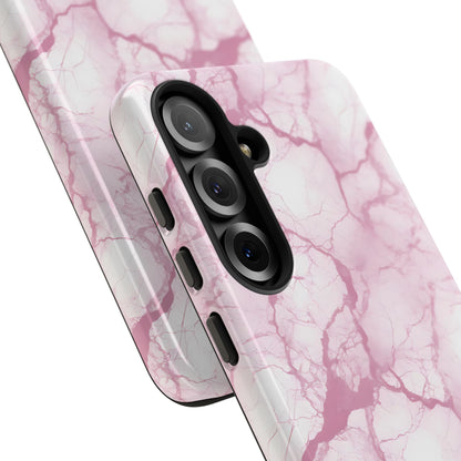 Marble Opulence in Pink - Tough Phone Case