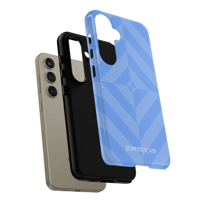 Zenergy in Blue - Dual Layer Shockproof Phone Case for iPhone, Google Pixel and Samsung Galaxy