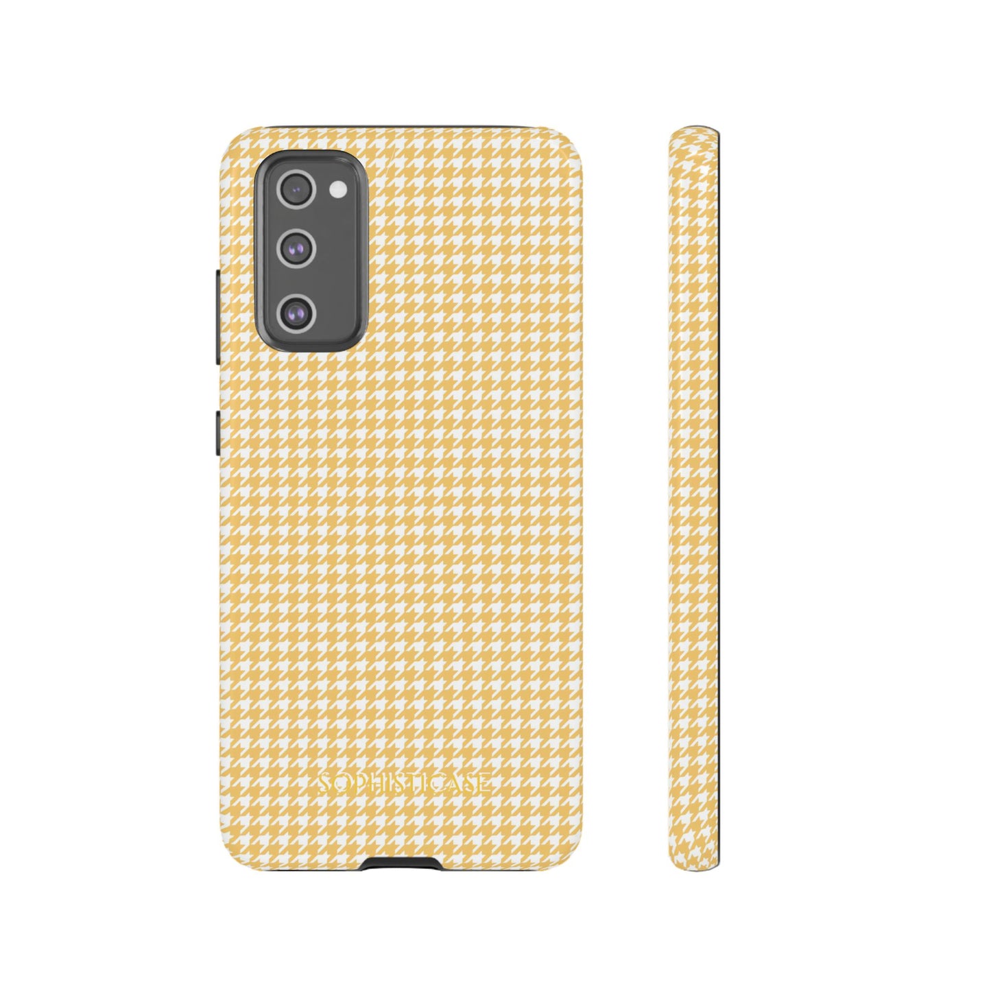 Tough Case - Houndstooth in Mustard