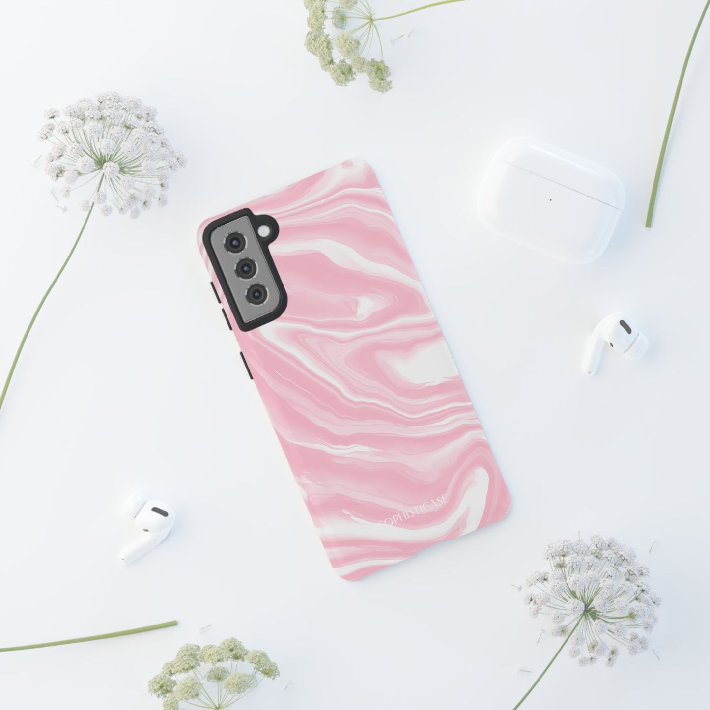Liquid Dreams in Pink - Tough Phone Case