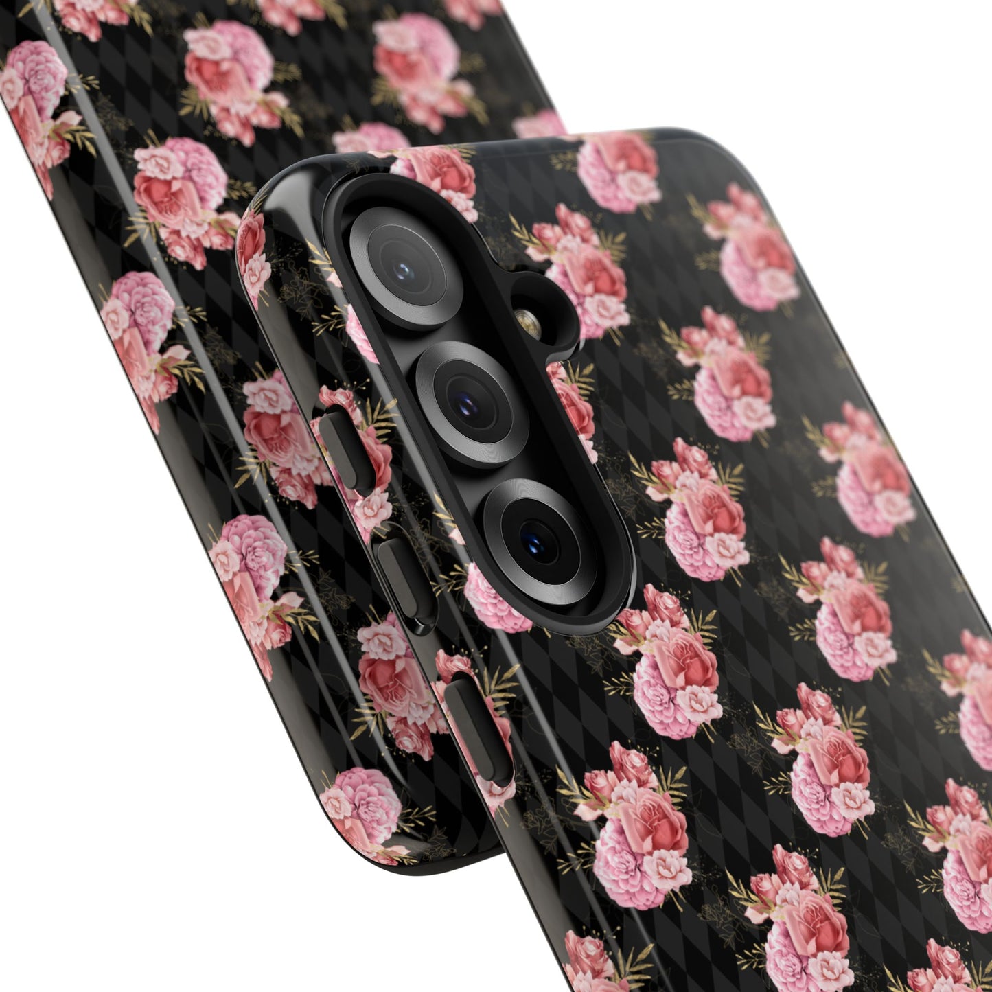 Rose Diamond Romance in Vivienne - Tough Phone Case