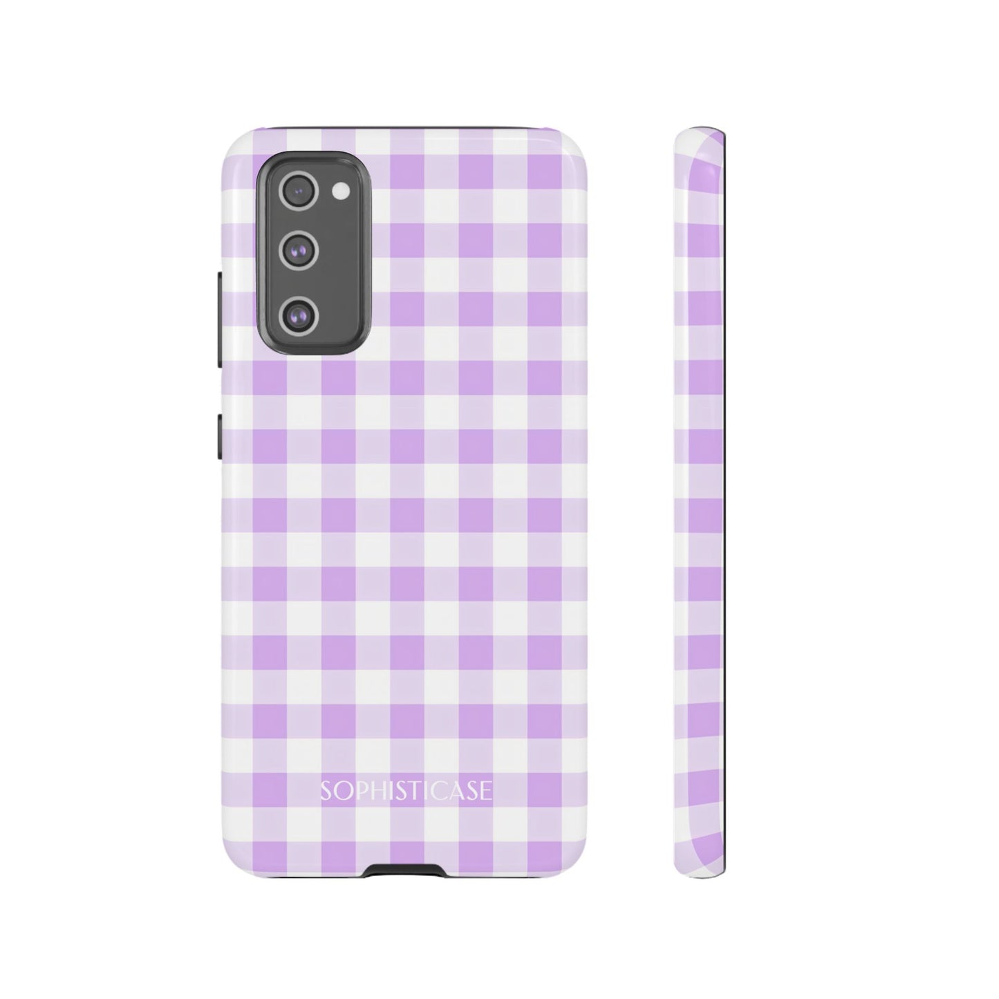 Tough Case - Gingham in Purple