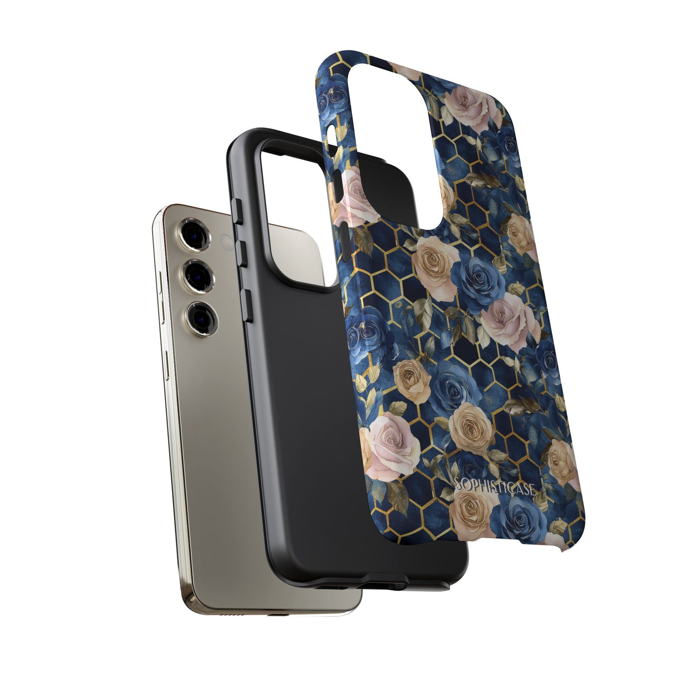 Royal Floral in Midnight Rose - Tough Phone Case