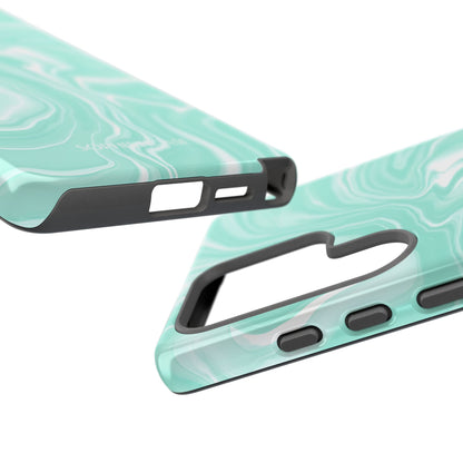 Liquid Dreams in Green - Tough Phone Case