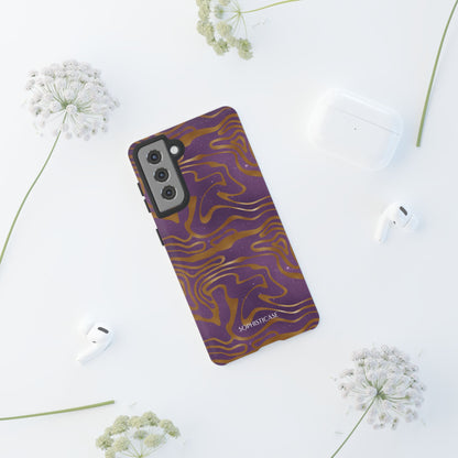 Cosmic Gold in Purple - iPhone Case, Samsung Galaxy Case, Google Pixel Case