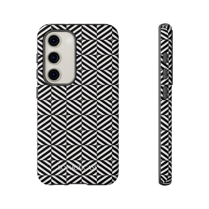 Illusions in Black - Tough Phone Case for Samsung Galaxy