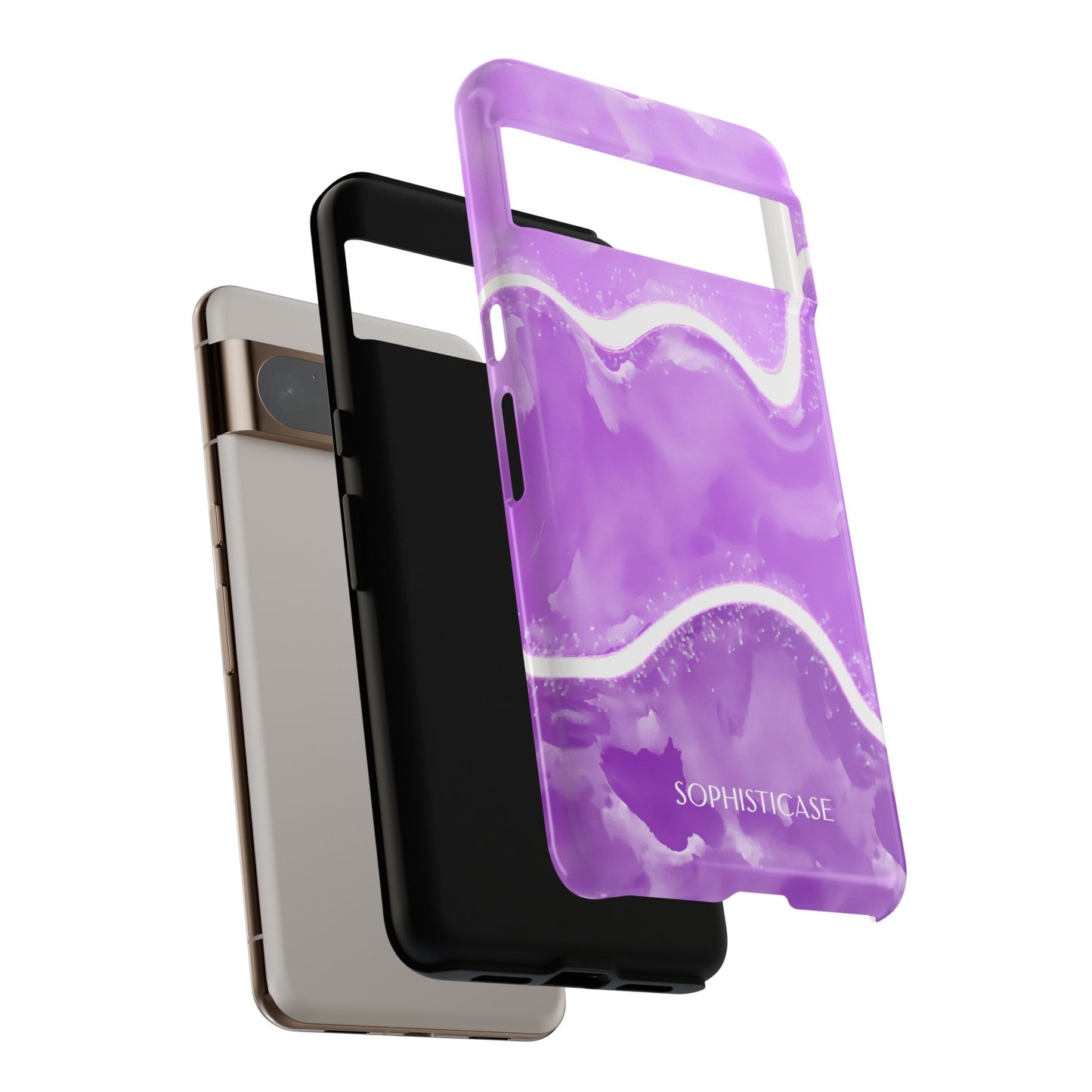 Serenity in Deep Purple - Drop Proof Phone Case for Google Pixel