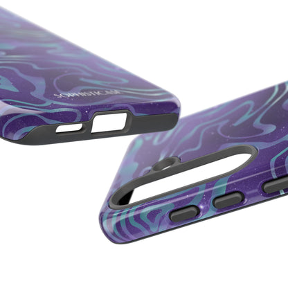 Cosmic Gold in Blue & Purple - iPhone Case, Samsung Galaxy Case, Google Pixel Case