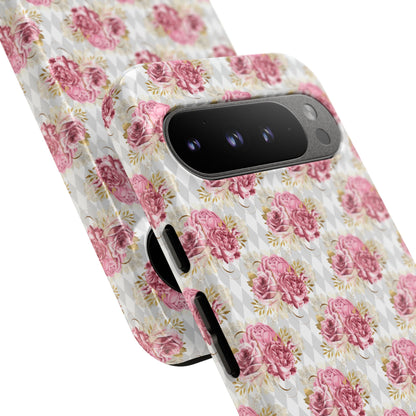 Rose Diamond Romance in Colette - Tough Phone Case
