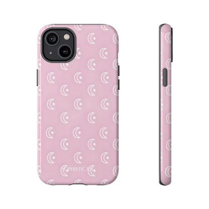 Moon Phase in Pink - iPhone Case