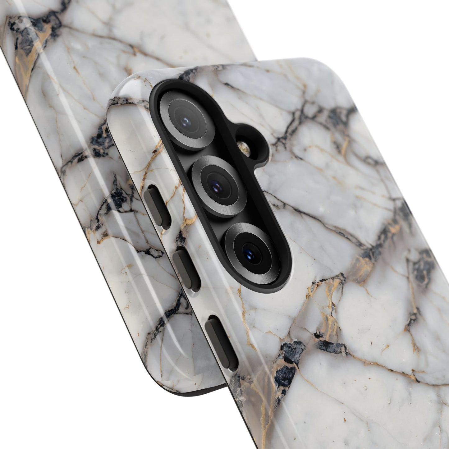 Marble Opulence in Cracked Beige - iPhone Case, Samsung Galaxy Case, Google Pixel Case