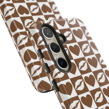 Belle Amie in Deep Brown - iPhone Case, Samsung Galaxy Case, Google Pixel Case