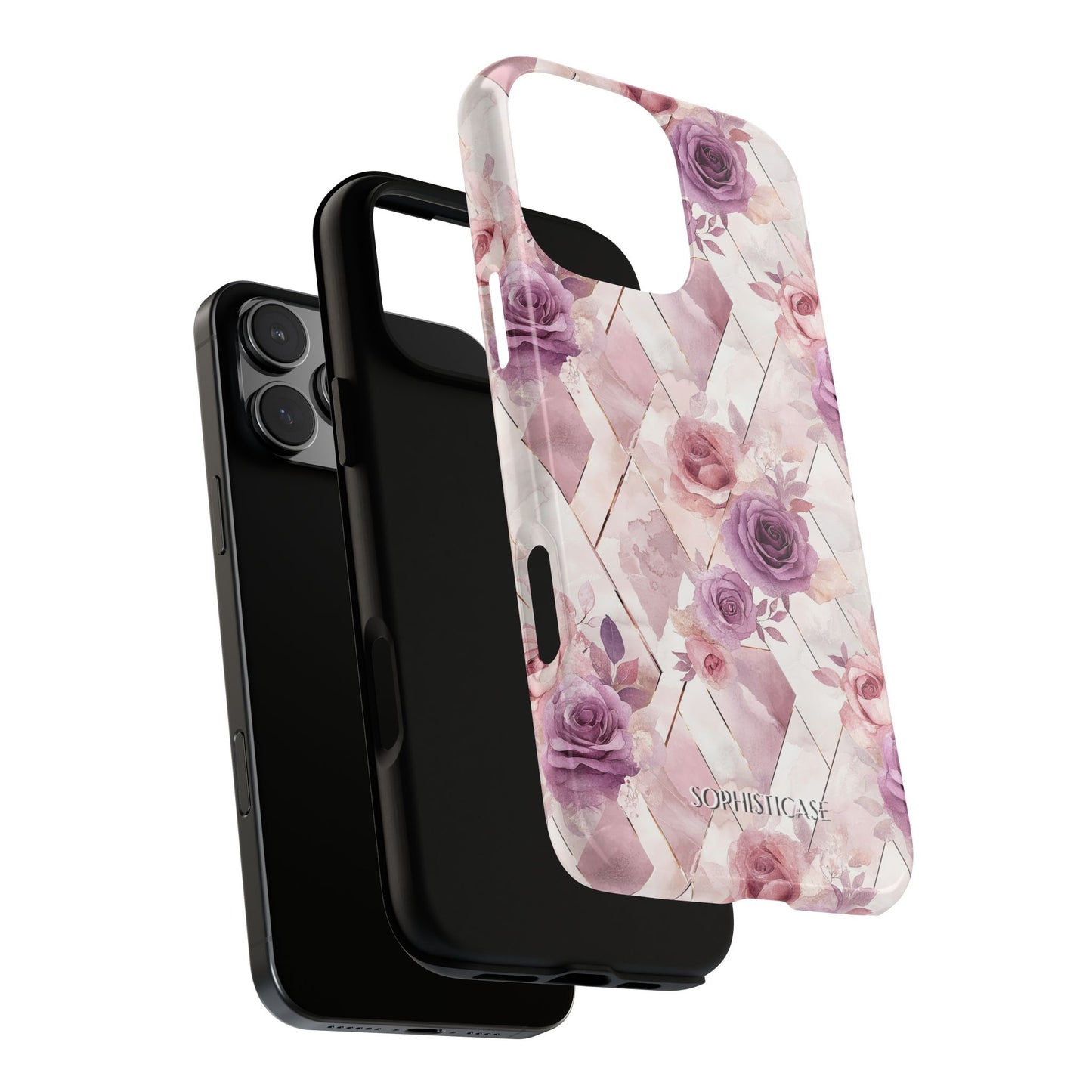 Royal Floral in Mauve Rose - Tough Phone Case