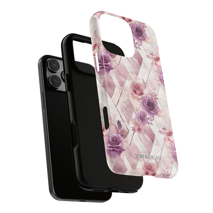 Royal Floral in Mauve Rose - Tough Phone Case