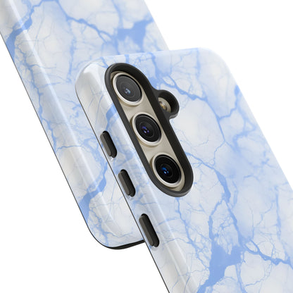 Marble Opulence in Blue - Tough Phone Case