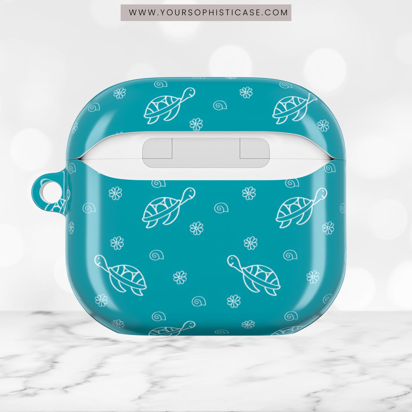 AirPod Cases - Turtle Island in Aqua