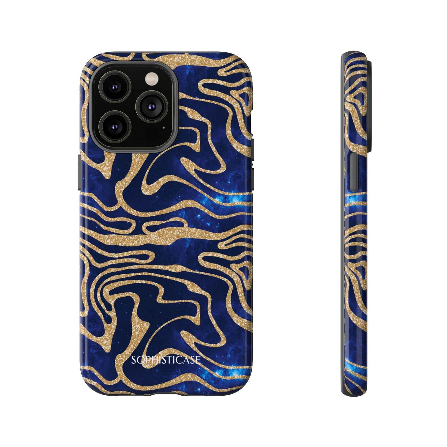 Cosmic Zebra in Blue - iPhone Case, Samsung Galaxy Case, Google Pixel Case