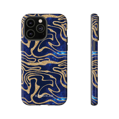 Cosmic Zebra in Blue - iPhone Case, Samsung Galaxy Case, Google Pixel Case