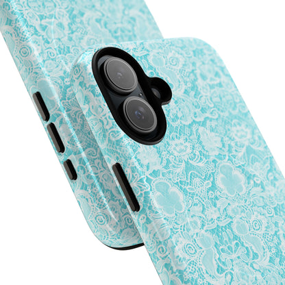 Luxe Lace in Aqua - Magsafe Case