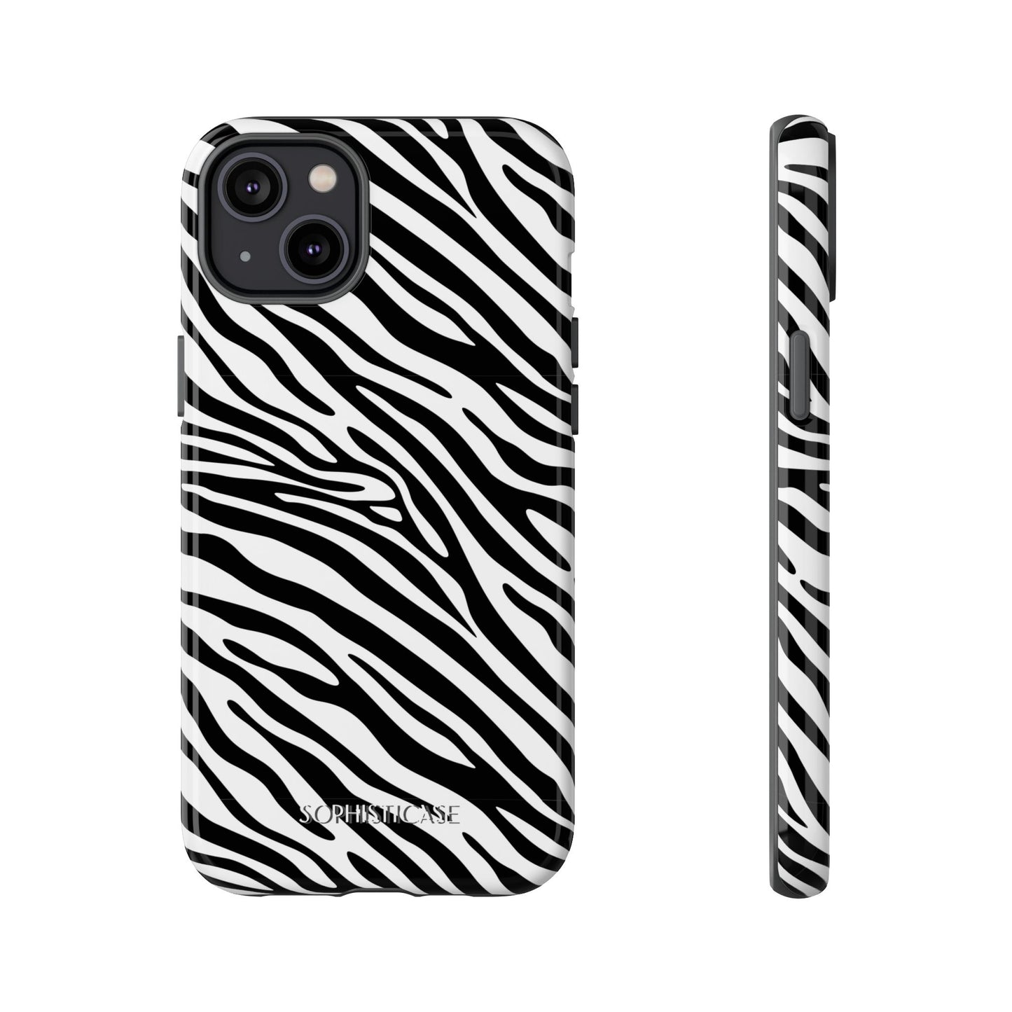 Dark Thoughts in Urban Zebra - Tough Phone Case