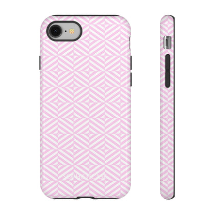 Illusions in Pink - Dual Layer Shockproof Phone Case for iPhone, Google Pixel and Samsung Galaxy