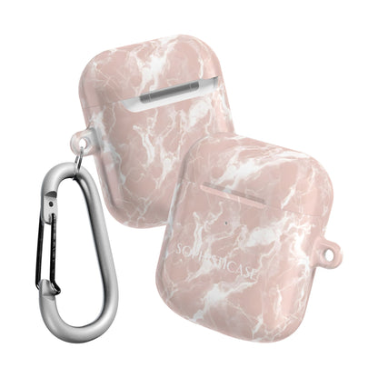 AirPod Cases - Marble Crush in Neutral Beige