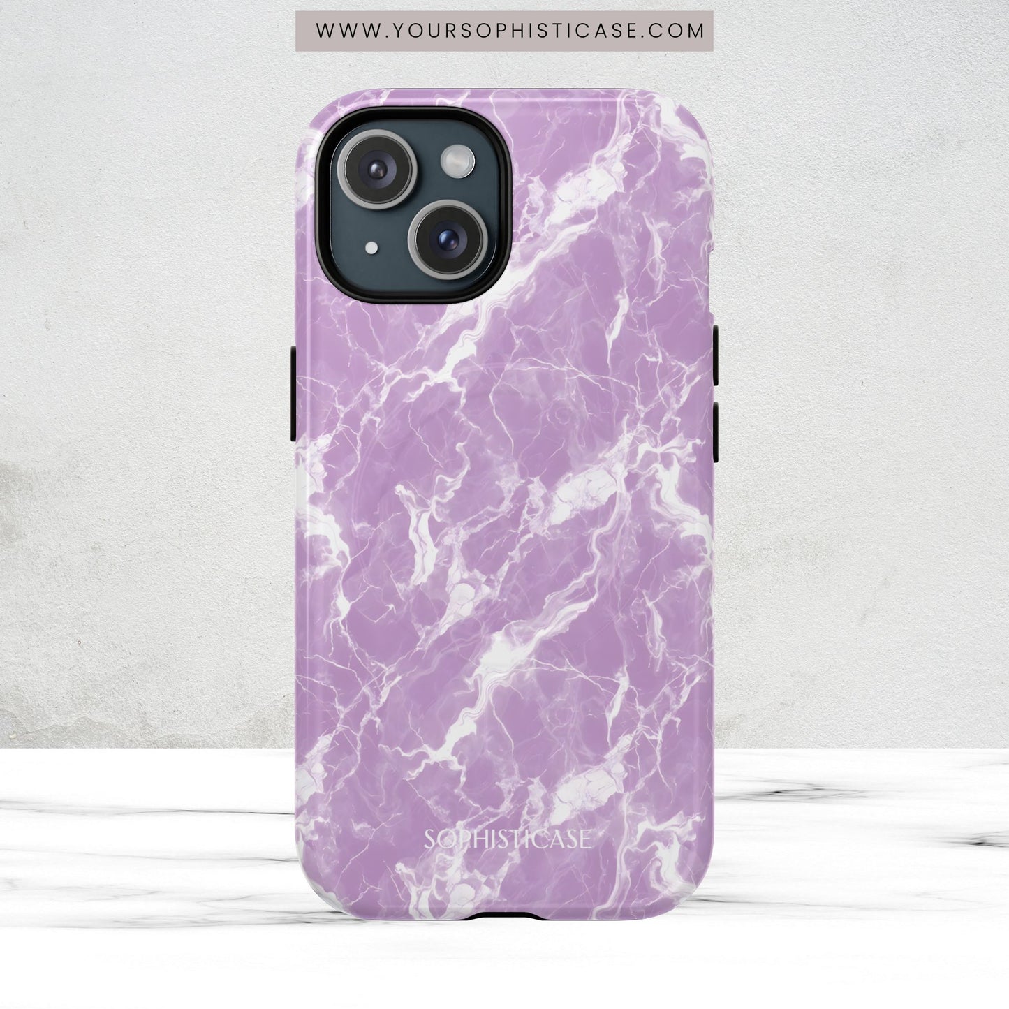 Marble Crush in Purple - Magsafe Case