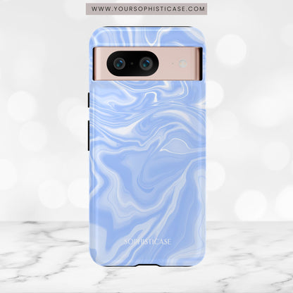 Liquid Dreams in Smoke Blue - Tough Phone Case