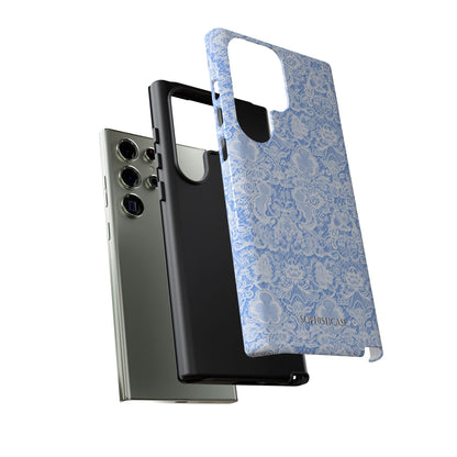 Luxe Lace in Blue - iPhone Case, Samsung Galaxy Case, Google Pixel Case