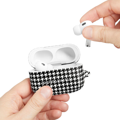 AirPod Cases - Houndstooth in Black