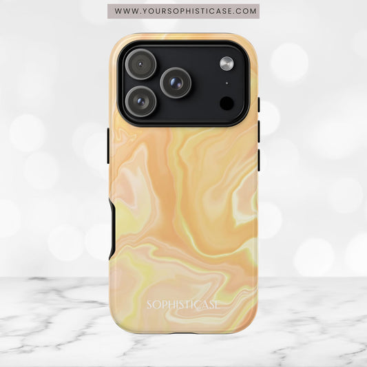 Liquid Magic in Yellow Haze - iPhone Case