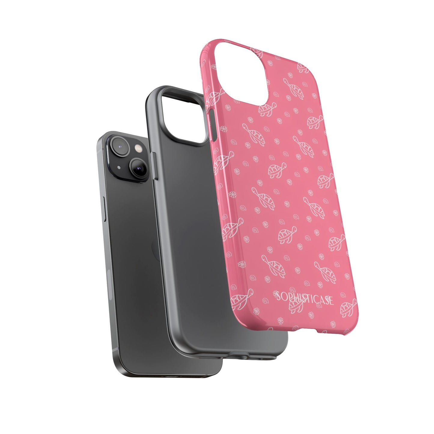 Turtle Island in Pink - Protective iPhone Case