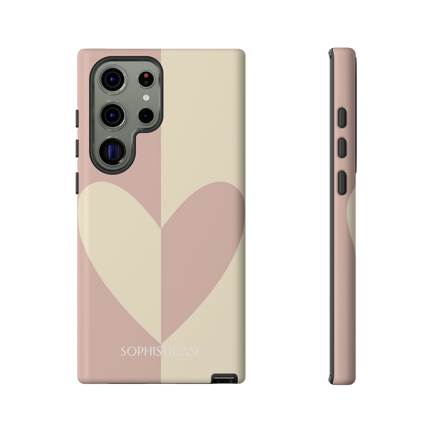 Be Mine in Brown and Beige - iPhone Case, Samsung Galaxy Case, Google Pixel Case