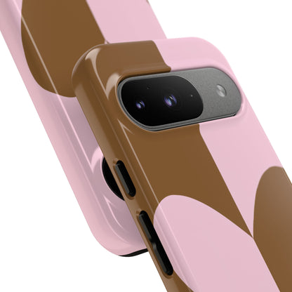 Be Mine in Pink and Brown - iPhone Case, Samsung Galaxy Case, Google Pixel Case