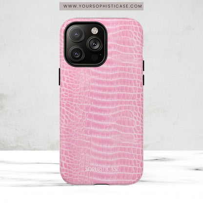 Luxe Leather in Pink - Magsafe Case