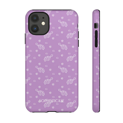 Turtle Island in Purple - Drop Proof iPhone Case