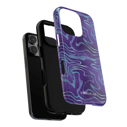 Cosmic Zebra in Blue & Purple - iPhone Case, Samsung Galaxy Case, Google Pixel Case