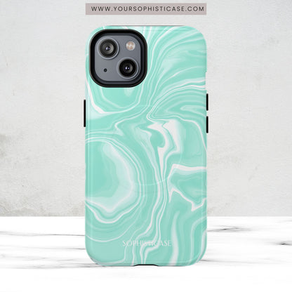 Liquid Dreams in Green - Magsafe Case