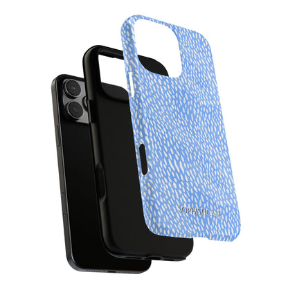 Oh Deer! in Blue - Protective Phone Case for iPhone