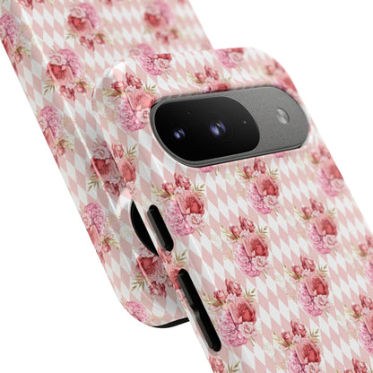 Rose Diamond Romance in Juliette - Tough Phone Case