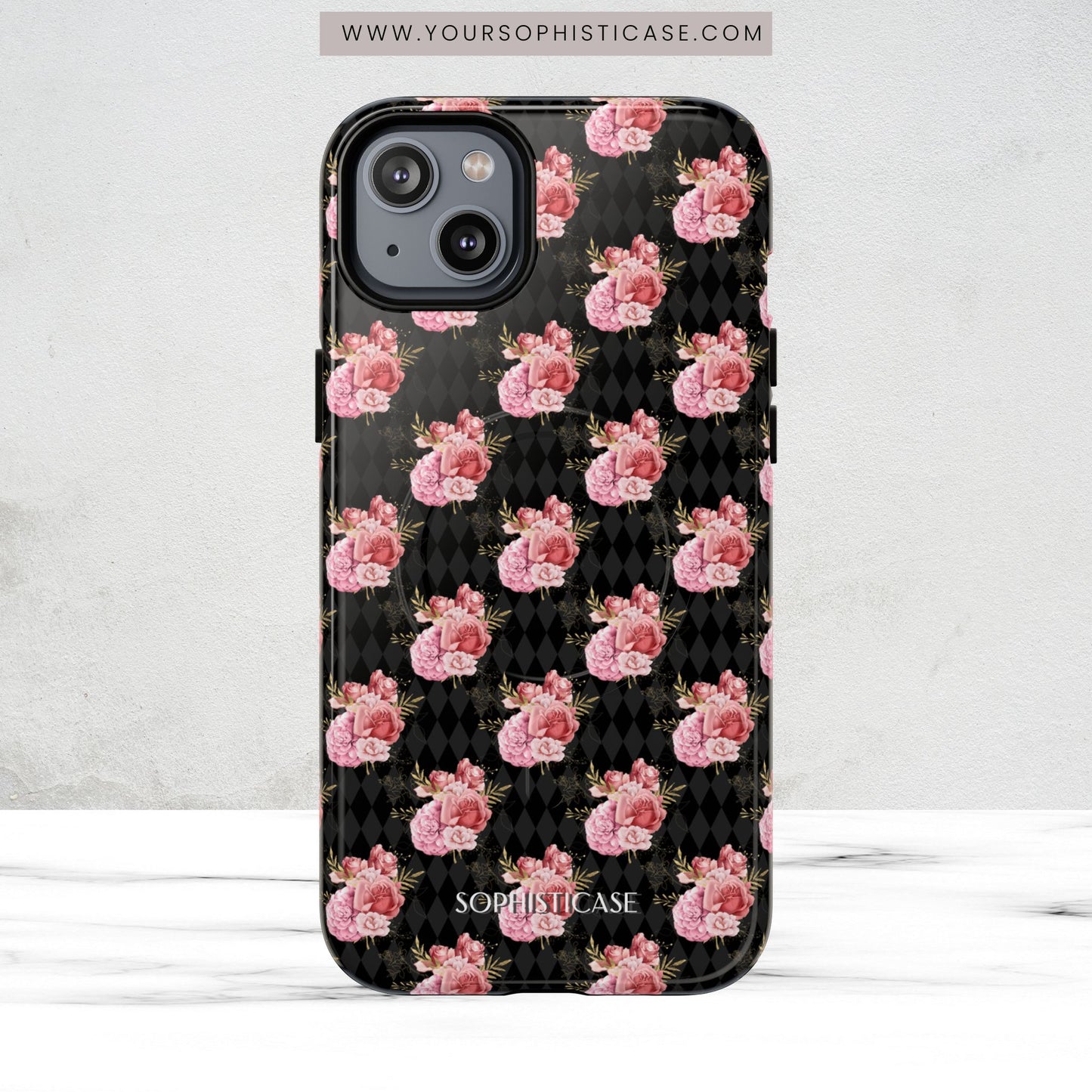 Rose Diamond Romance in Vivienne - Magsafe Case