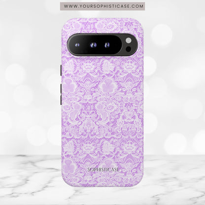 Luxe Lace in Purple - iPhone Case, Samsung Galaxy Case, Google Pixel Case