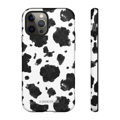 Holy Cow in Black - iPhone Case