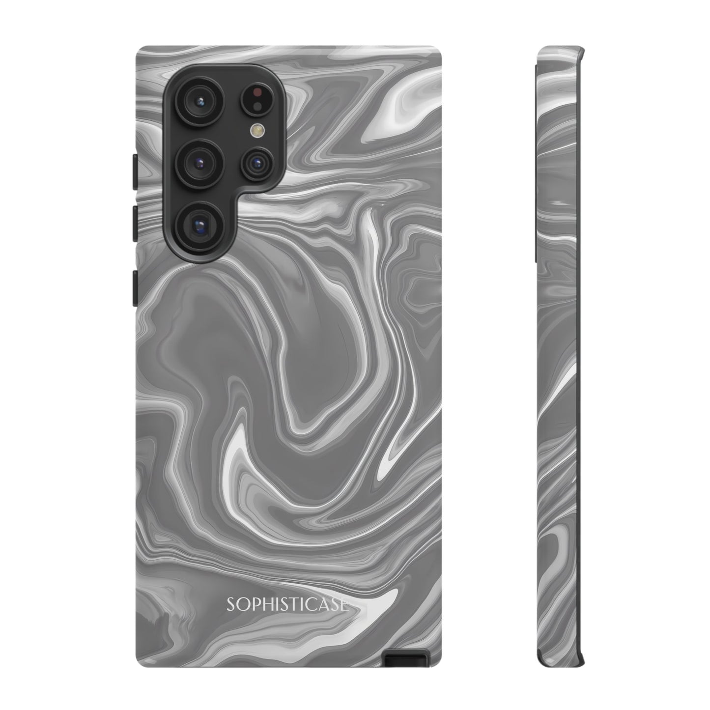Liquid Dreams in Charcoal - Tough Phone Case