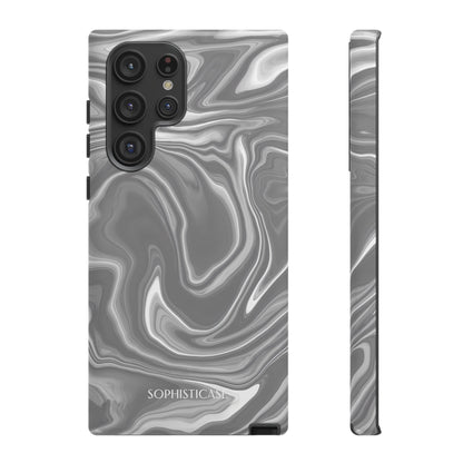Liquid Dreams in Charcoal - Tough Phone Case