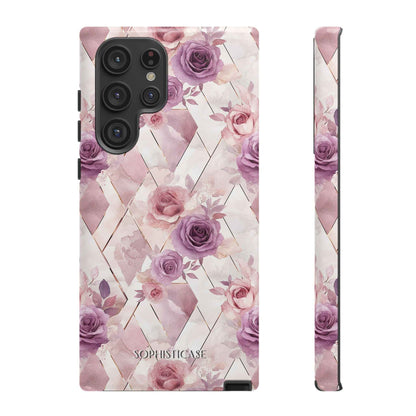 Royal Floral in Mauve Rose - Tough Phone Case