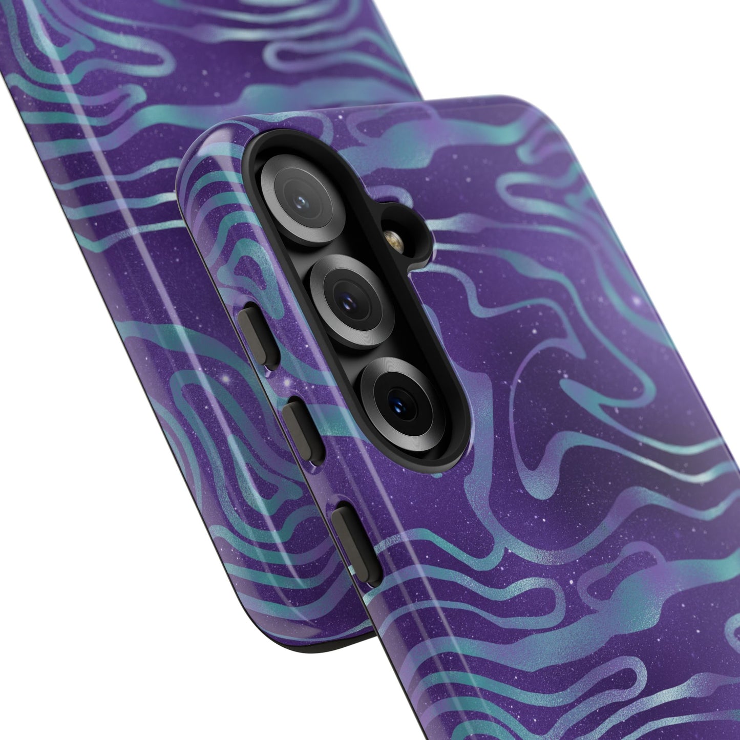 Cosmic Zebra in Blue & Purple - iPhone Case, Samsung Galaxy Case, Google Pixel Case