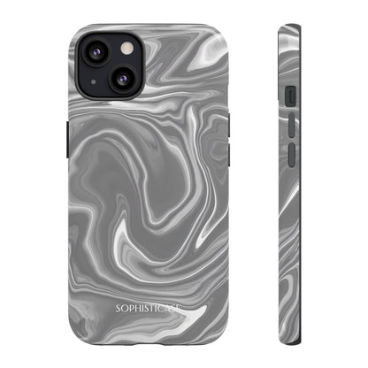 Liquid Dreams in Charcoal - iPhone Case
