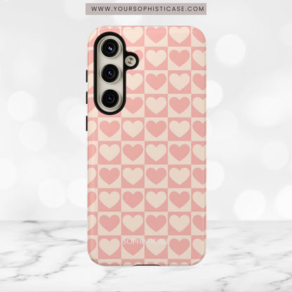Tough Love in Pink - Tough Phone Case