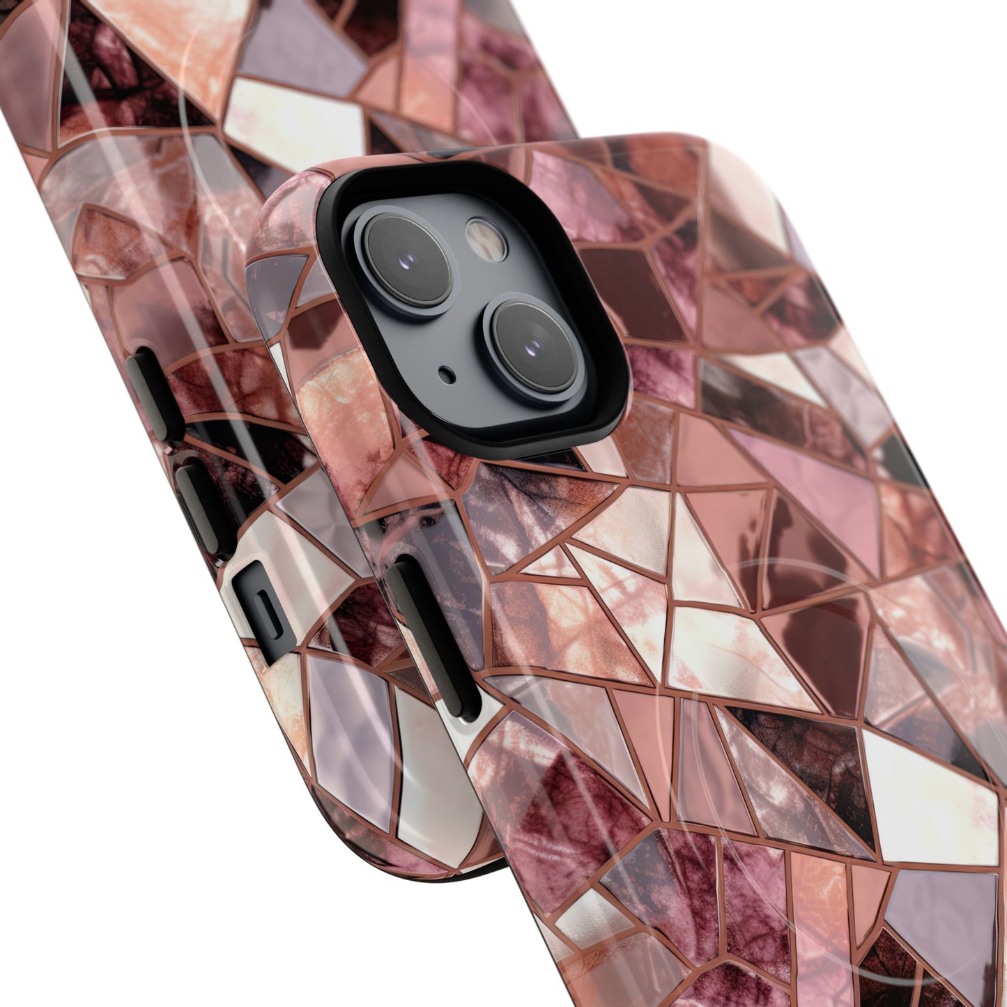 Rose' Runway in Merlot Mosaic - Magsafe Case